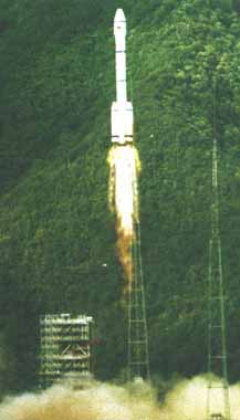 Optus B1 satellite launch 1992 Xichang China